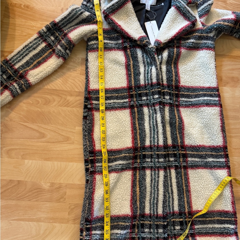 NWT Carolina Belle Montreal woman’s plaid Sherpa jacket XS - Picture 13 of 16